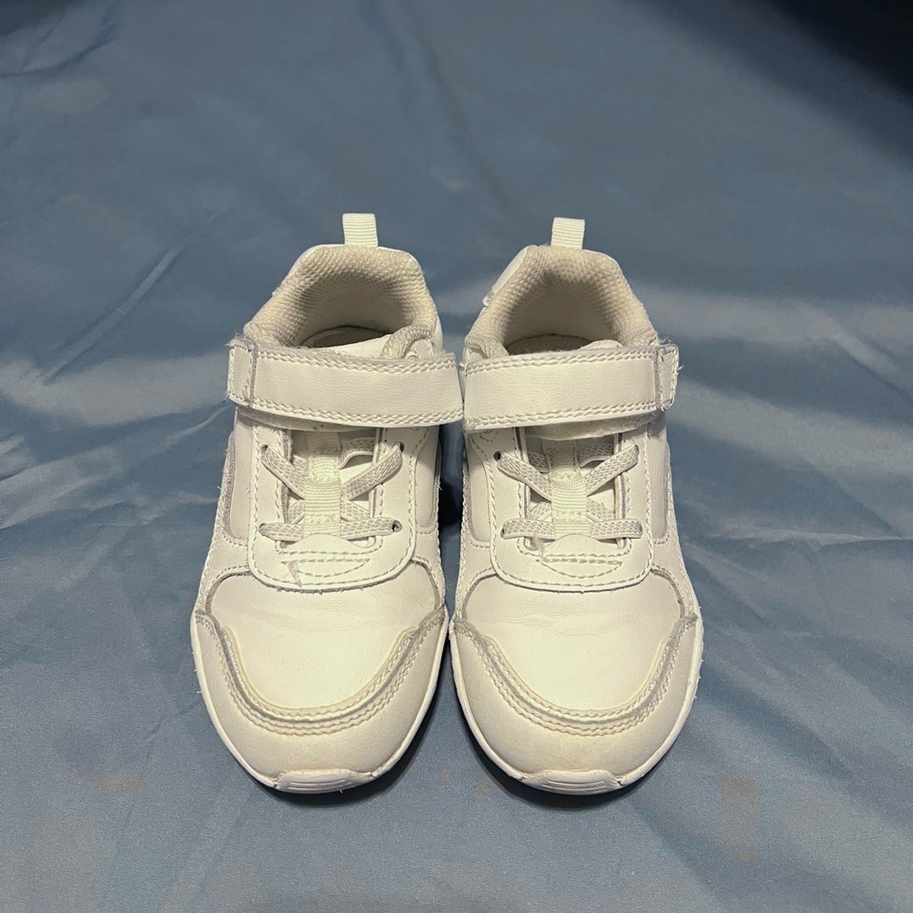 White Velcro stride rite sneakers